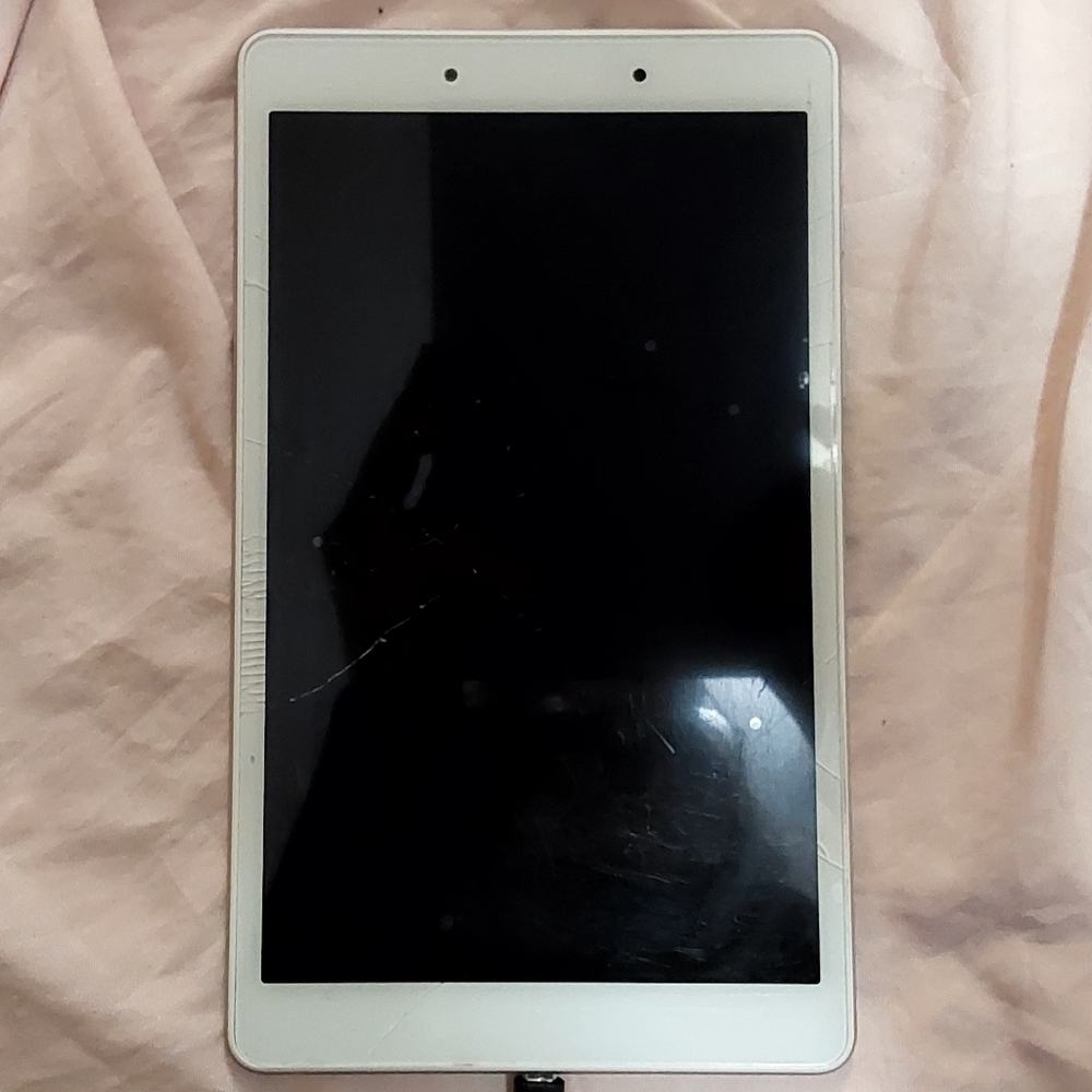 Samsung Tab A w/ CASE & GLASS SCREEN PROTECTORS